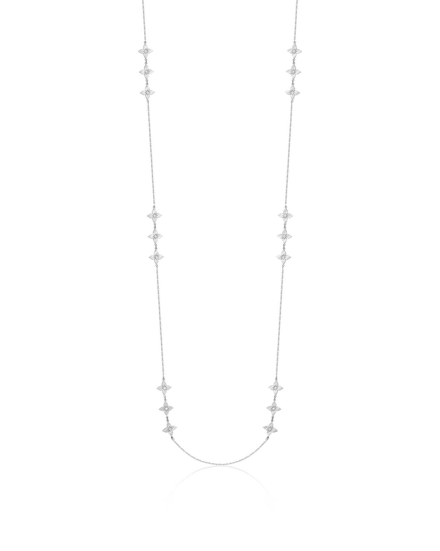 Colier Heritage Bloom 18 Diamonds Aur Alb cu diamante - 0.18ct