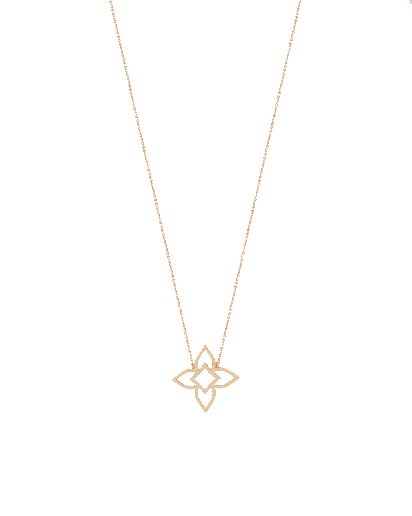 Colier Heritage Bloom Single Aur Galben