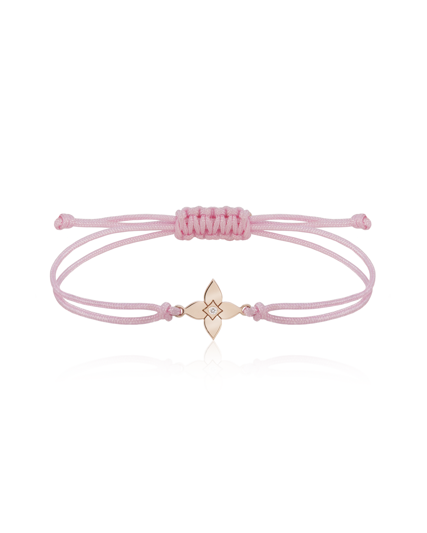 Brățară șnur Heritage Bloom Kids Aur 14K cu 1 diamant 0.1ct