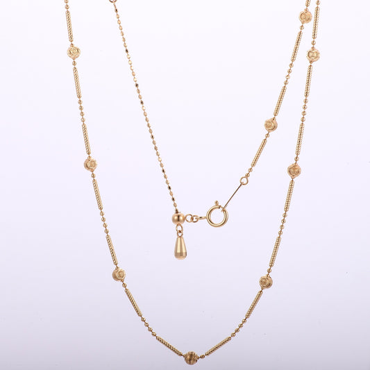 Colier Étoile Double din aur galben 18K