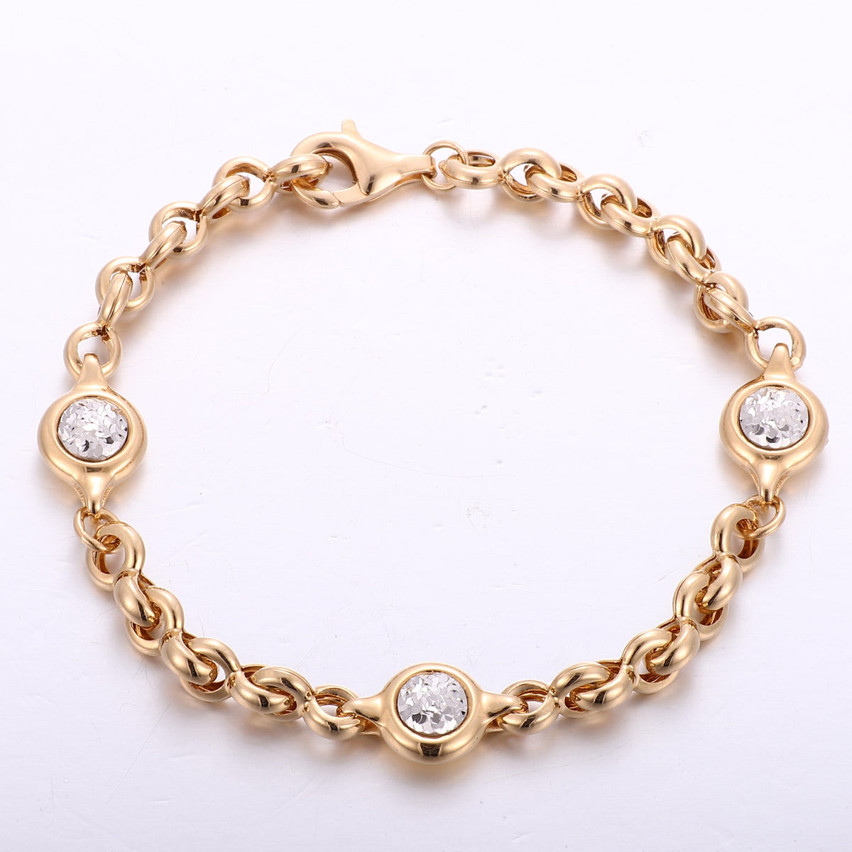 Brățară Lumière din aur galben 18K