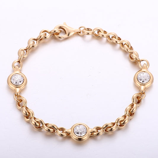 Brățară Lumière din aur galben 18K