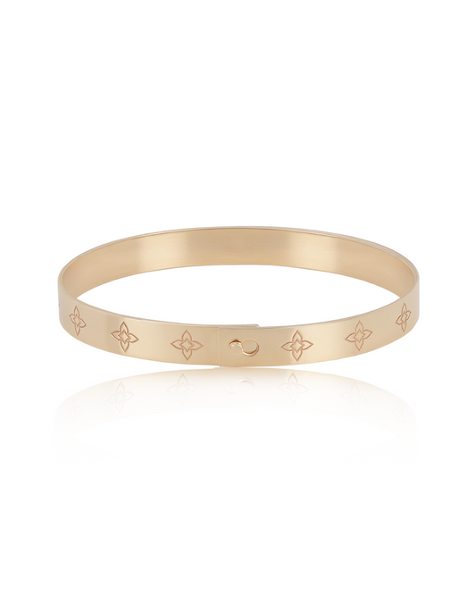 Brățară fixă Heritage Bloom Aur Galben 14K
