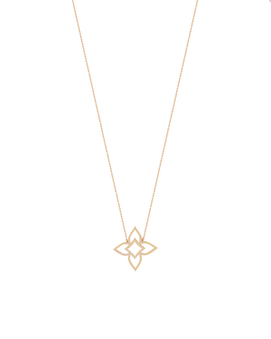 Colier Heritage Bloom Single Aur Galben