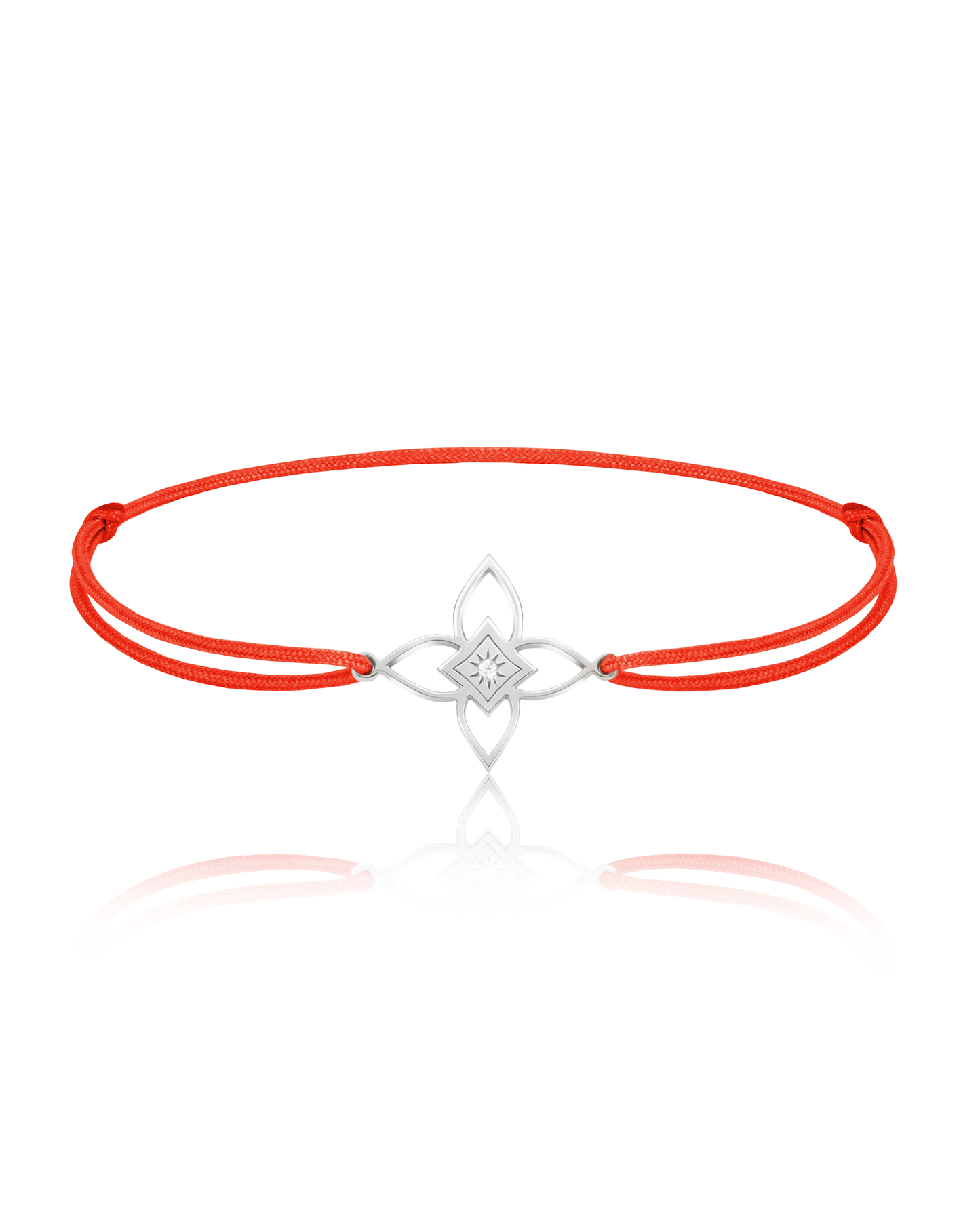 Brățară șnur Heritage Bloom Aur 14K cu 1 diamant 0.1ct