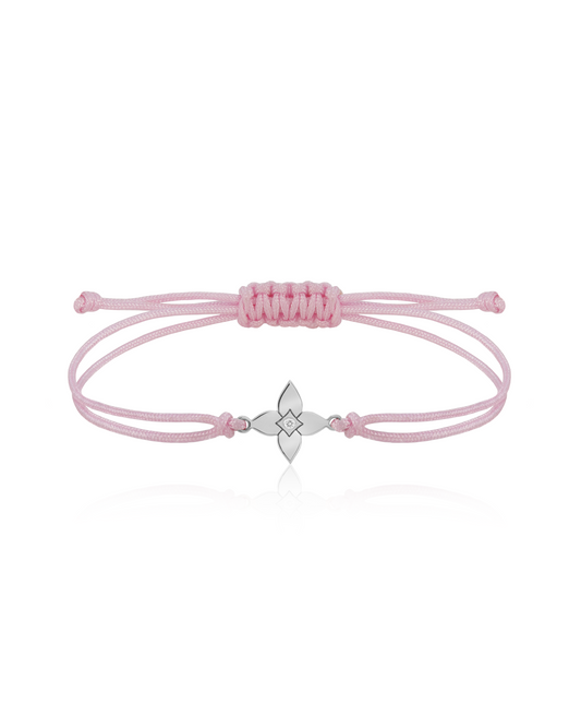 Brățară șnur Heritage Bloom Kids Aur 14K cu 1 diamant 0.1ct